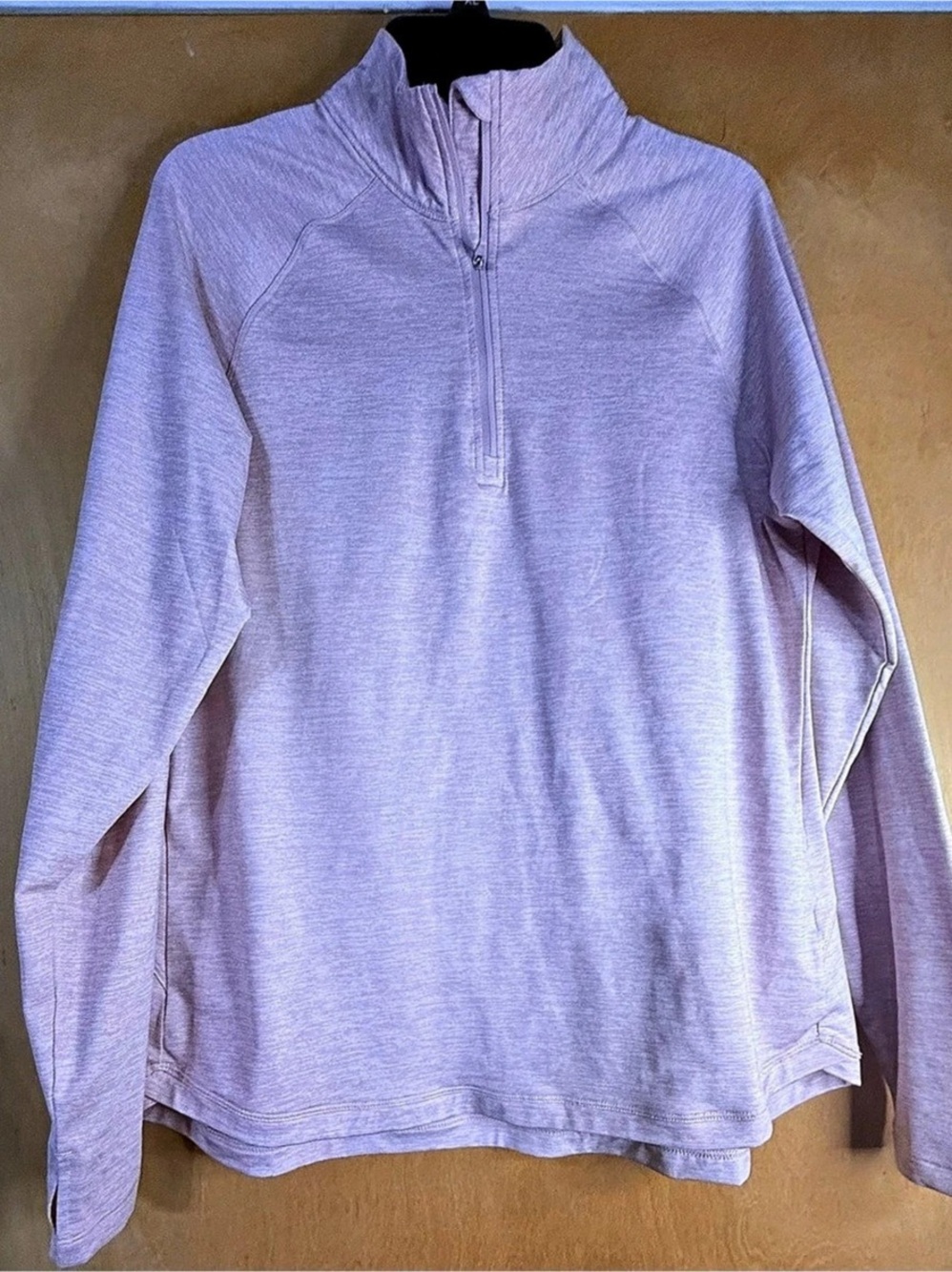 Jockey Tech Stretch Performance 1/2 Zip Pink Pullover Size Large